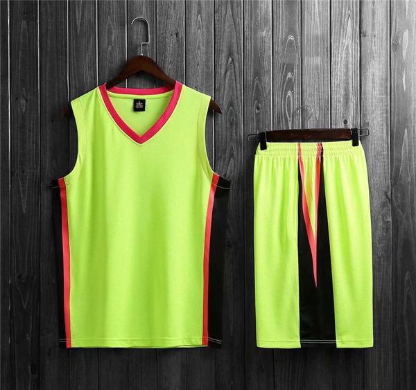 

new style баскетбол униформа спортивный джерси для мужчин 41, Black;red