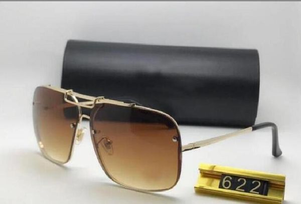 

новый 622 высокое качество бренда дизайнер моды мужская мода солнцезащитные очки женские модели ретро стиль uv380 солнцезащитные очки унисек, White;black