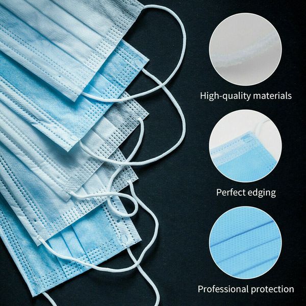 

disposable mask non woven face masks 3 layer anti-dust waterproof mask