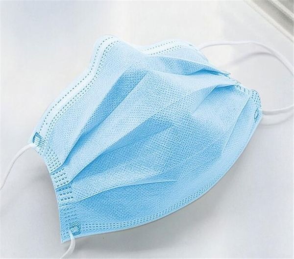 

dhl ship face mask blue dustblue facenon woven breathable3 layer filter prevents safety masks mrkn