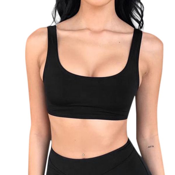 

women sports bras breathable running gym yoga fitness tank ladiesseamless crop bra workout bras sport bra #h, White;black