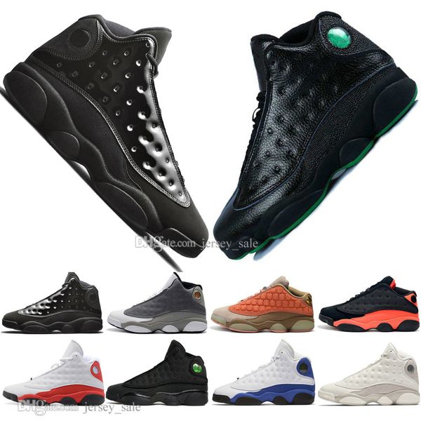 

13 13s cap and gown terracotta blush mens basketball shoes chicago cat black infrared flints bred men sport sneakers designer eur36-47