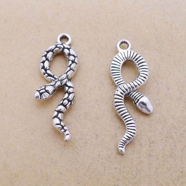 

a6156 ancient silver 100/ package combine golden snake ornaments parts diy ornaments parts 2.2 g, Bronze;silver