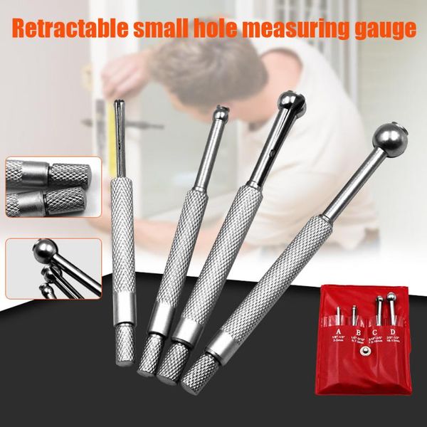 

new 4pcs/set adjustable carbon steel gauge set 3-13mm manual measurement tools ne