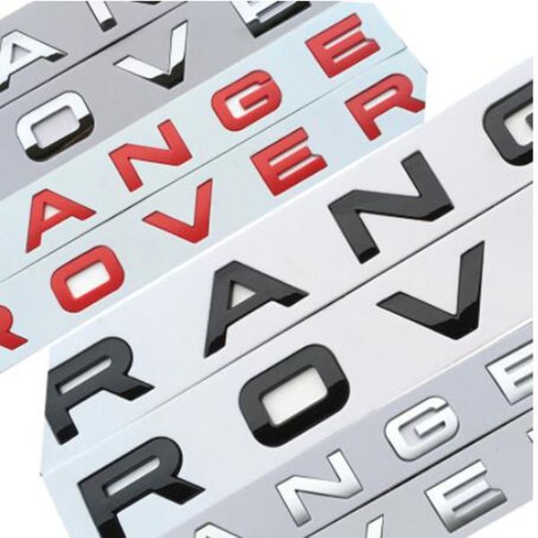

car styling trunk logo emblem badge sticker cover for range rover sport evoque