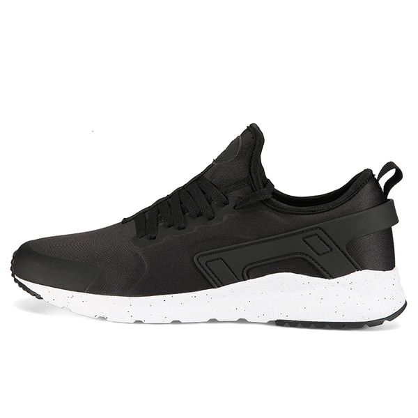 

men sport casual shoes lightweight walking shoes soft elasticity p-motive cushioning casual, Black