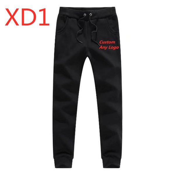 

xd1 new fashion fitness pockets long pants men tracksuit pants casual tracksuit fashion fit streetwear retro style, Black