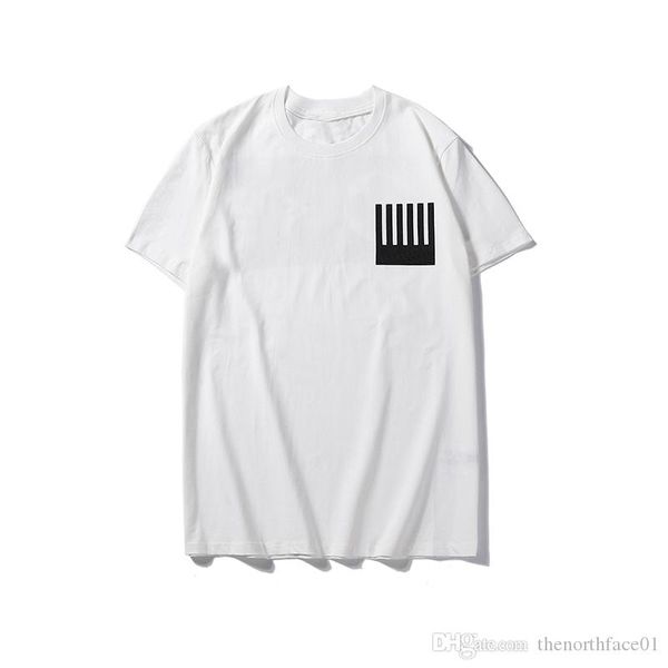 

luxury mens designer t shirt loose fit men women hip hop short sleeve black white fashion mens round neck tees