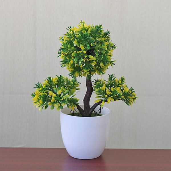 

decorative flowers & wreaths garden ball pot indoor ary tree outdoor party artificial plant mini plastic home decor ornament office