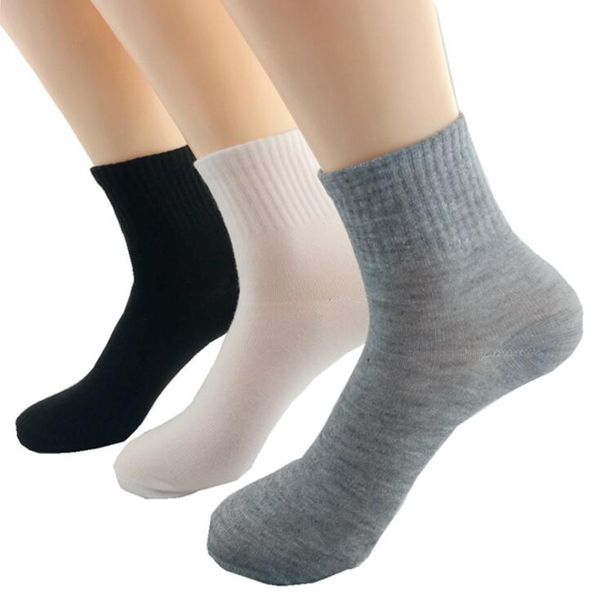 

men cotton socks moisture absorption and perspiration elastic cotton socks work business socks wholesale black white gray ventilation 6 pair