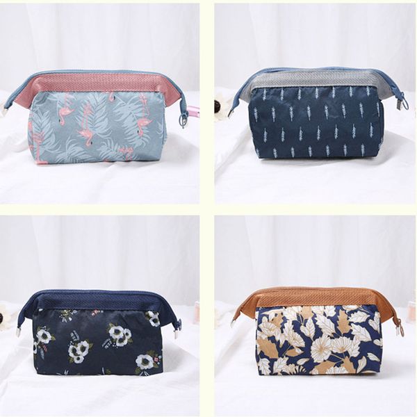 

new arrive flamingo cosmetic bag women necessaire make up bags travel waterproof portable makeup toiletry kits organizer