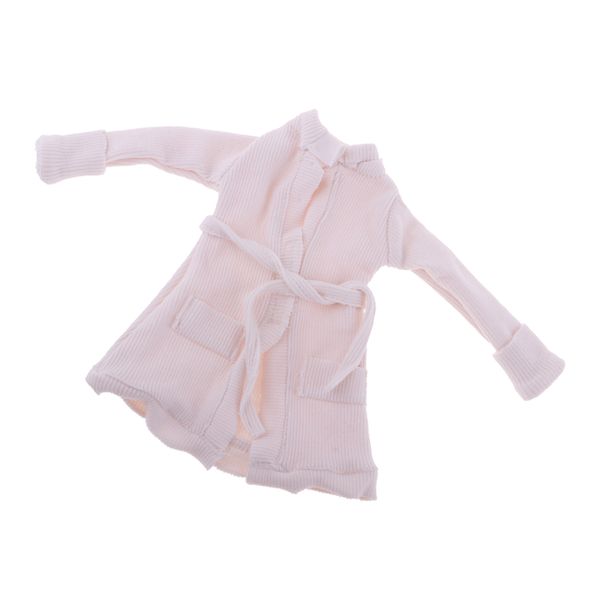 

fashion long sleeve long coat clothes with belt fits for 45cm salon dolls accessory