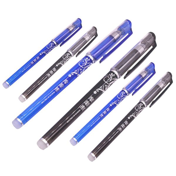 

12 pcs erasable pen or refill 50 pcs 0.5mm gel pen student stationery office school writing fluency clear and vivid ink