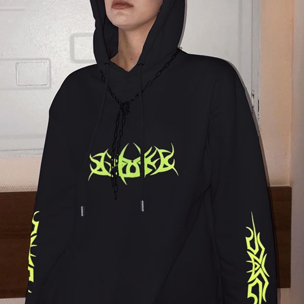 

women's winter autumn hoodies ladies long sleeve hoodie jumper pullover blouse long sleeve print sweatshirt dress, Black