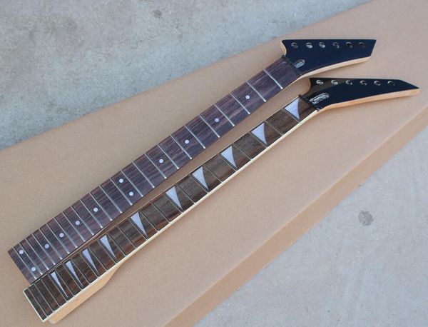 

cuello de guitarra eléctrica wqholesale fábrica, diapasón palo de rosa, 24 лада, 6 куэрд, ofreciendo servicios personalizados