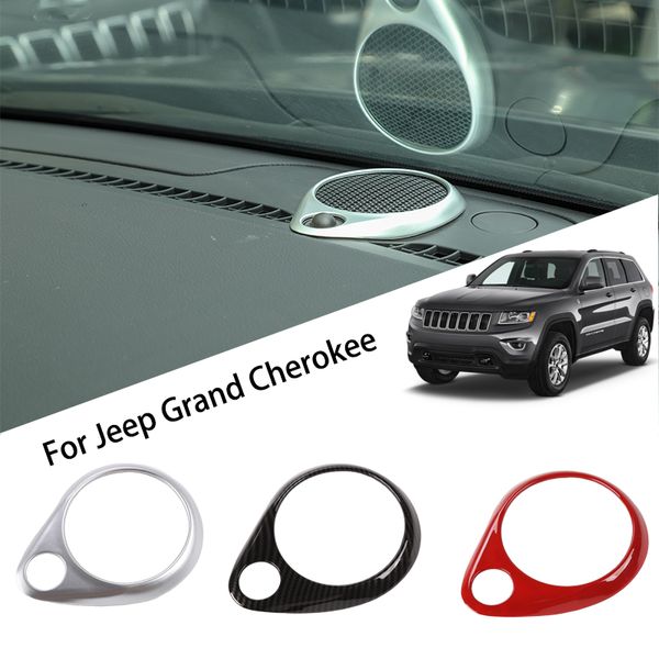Zentrale Steuerung Kleine Lautsprecher ABS Dekoration Abdeckung Für Jeep Grand Cherokee 2011 UP Auto Innen Zubehör