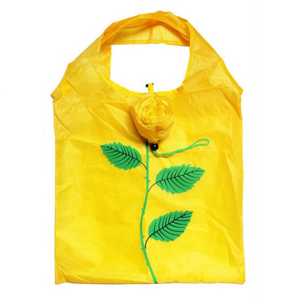 

bag women reusable shopping bag for children rose floral print waterproof simple large kids travel for moms foldable