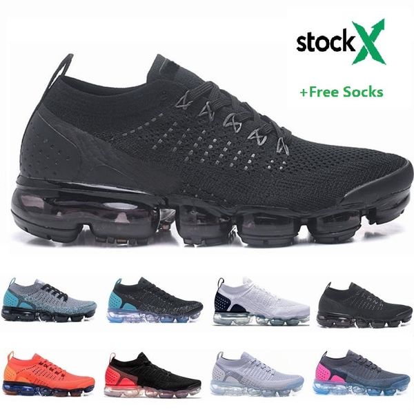 

stock x knit 2.0 flagship shoes men women triple white black grey green pink knitting trainers fashion designer sneakers casual walking