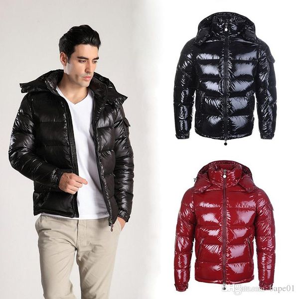 

famous brand mens designer down jacket men women winter jacket parka designer mens winter coats black red