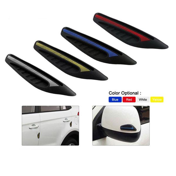 

4pcs/set universal pvc car bumper protector anti-scratch strips sticker auto body protector