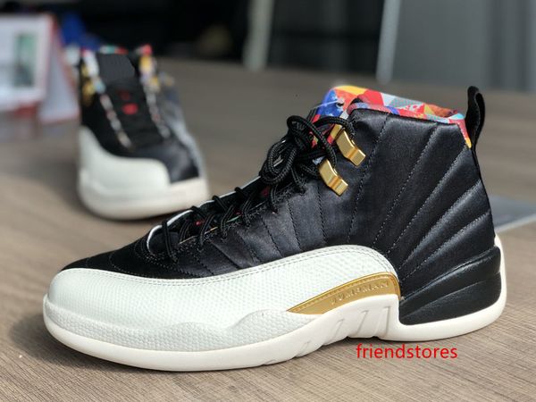 

jumpman 12 12s cny gym red mens basketball shoes xii international flight class of 2003 michigan unc bulls bordeaux taxi sports size 7-13