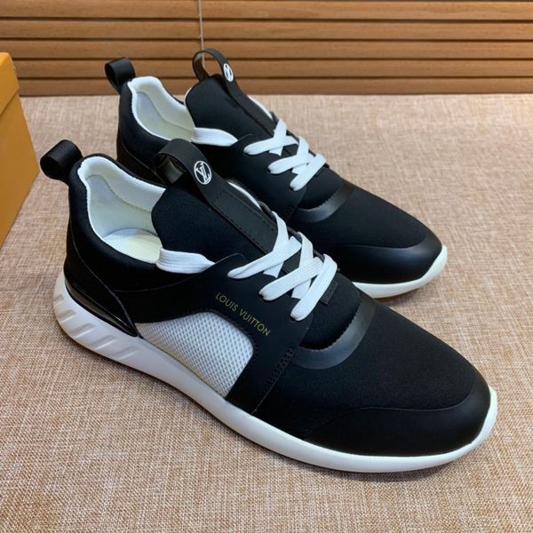 

fast delivery new style high-end luxury men's casual basketball sneakers jogging shoes triple fashion men's brand platform men&#03, Black
