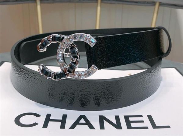 

fashion big buckle belts for men genuine leather brand belt designer belts men belt with box, Black;brown