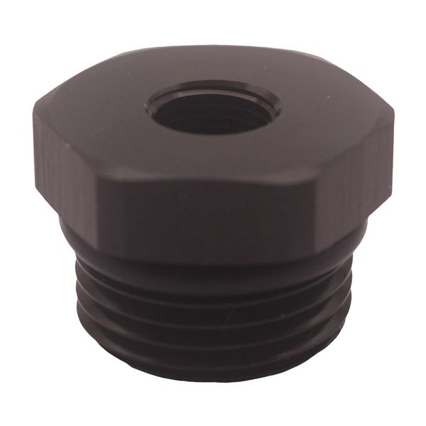 

an - (an10 an 10) hexagonal flare head cap with o-, black