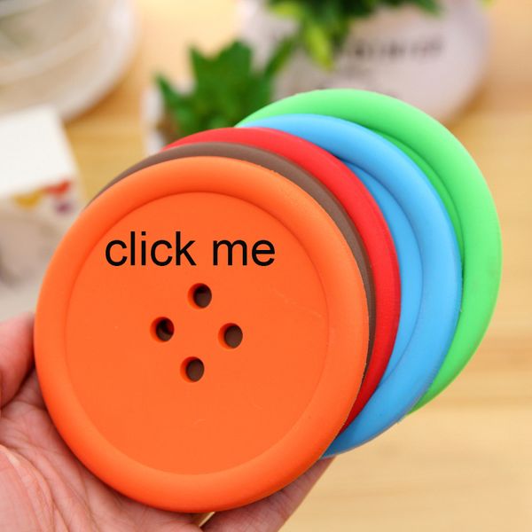 

6pcs suit rubber heat-resistant for coffee cup drink cup mat square round business l dedicated support wholesale