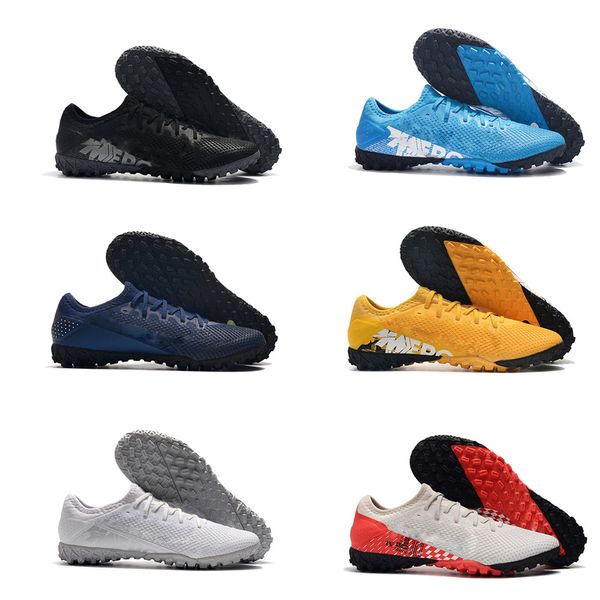 

indoor mens soccer cleats shoes mercurial vapors xiii pro tf fg neymar football boots turf low ankle 13 elite futebool size39-45