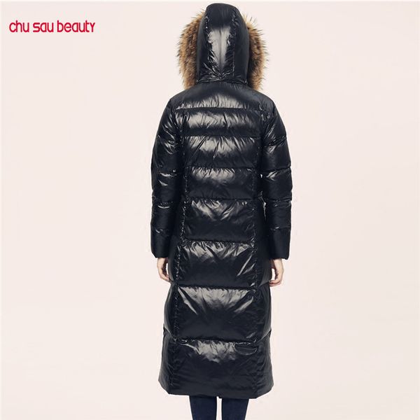 

fashion-casual women parka winter warm overcoats zipper faux fur women's jackets thicken coat long parkas for women plus sizemx190822, Black