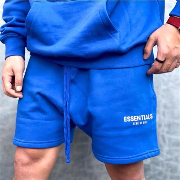 

страх божий туман essentials x tmc crenshaw la limited шорты для мужчин женщин бренд дизайнер повседневные спортивные шорты хип хоп скейтбор, White;black