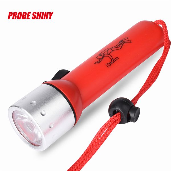 

super underwater led diving flashlight torch lamp light waterproof dropshipping