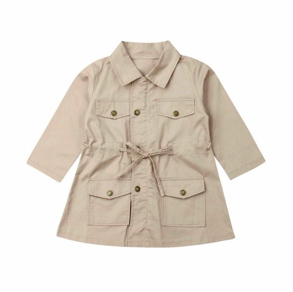 

pudcoco 2019 new kids girls autumn winter coats jackets baby clothes fashion outerwear children overcoat 2-7y dropshipping, Blue;gray