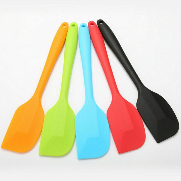 

silicone cake cream spatula mixing scraper brush spoon kitchen baking tool