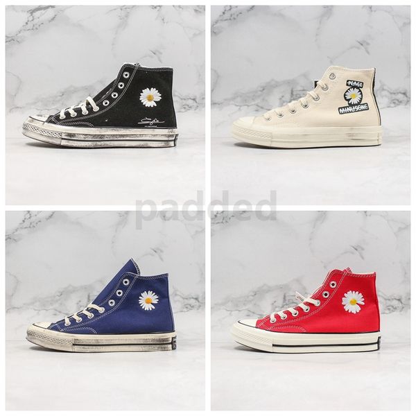 

new fashion gd x peaceminusone skateboarding sneakers designer mens women classic chuck 1970s casual canvas shoes size 36-44, White;red