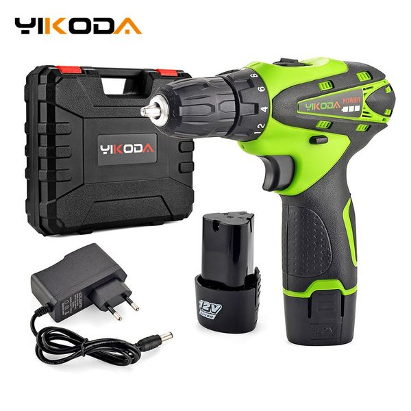 

12v electric screwdriver lithium battery rechargeable parafusadeira furadeira multi-function cordless electric drill power tools