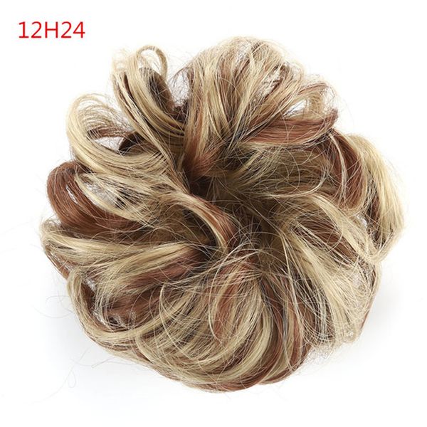 47 S Noilite Synthetic Hair Big Bun Chignon Two Plastic Comb Clips