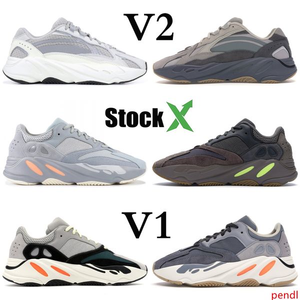 

wave runner 700 kanye west teal blue magnet solid grey desiger shoes hospital blue inertia v2 static utility black men women running sneaker