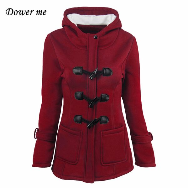 

fashion-women jacket vintage fashion designer casual ladies coat special button female loose overcoats nz146, Black;brown