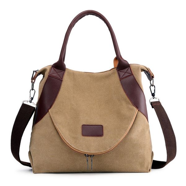 

2020 designer fashion handbag female luxury wild trend messenger bag designer lightweight retro casual canvas shoulder bag