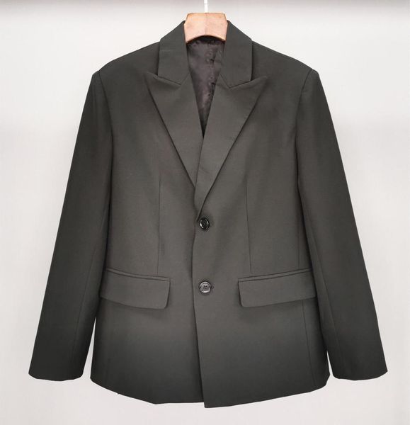

2019aw women back slit wool blazer coat ddxgz2v 7.30, White;black