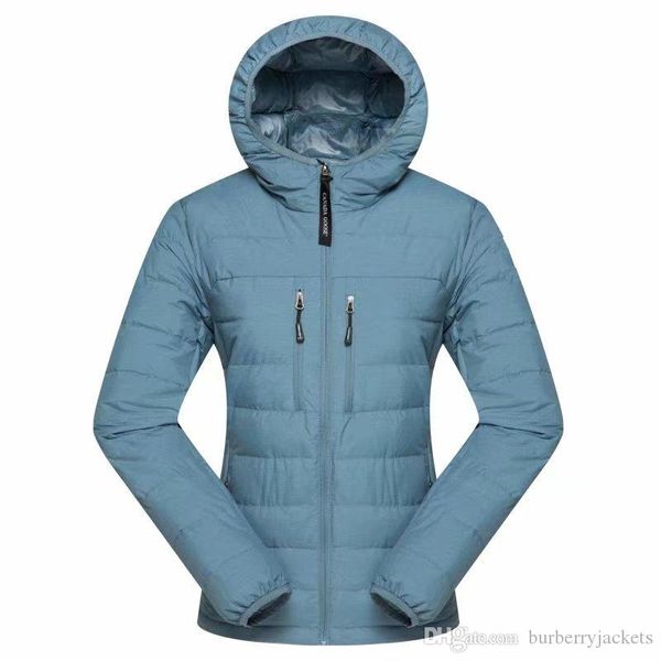 

гусь нового стиля зима женщины куртка пальто ca теплый пуховик с капюшоном открытого женского вниз parkas 706, Black