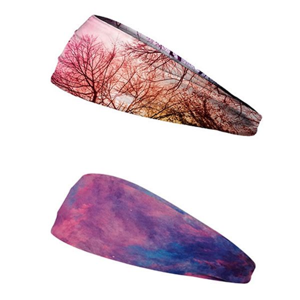 

men women yoga hair band absorbent sweat headscarf headband elastic head warp hair bandbreathable sports sweatband