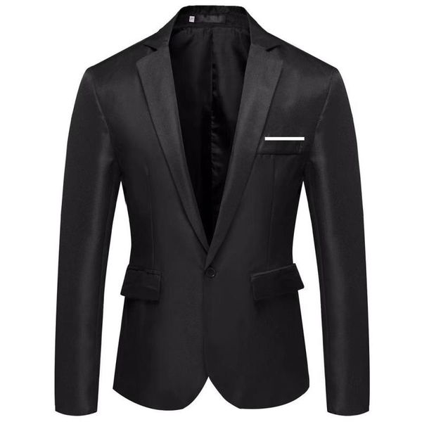 

mens suits blazers men's casual single button black blazer jacket, White;black