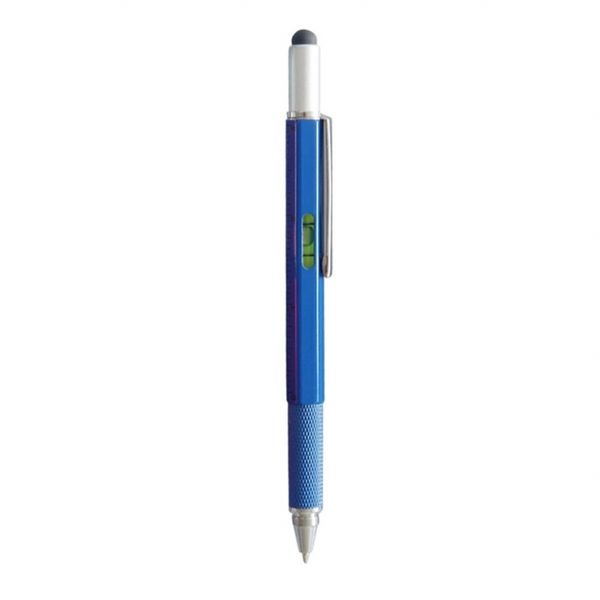 

multifunction touch screen stylus pen with spirit level ruler screwdriver #8