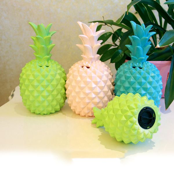 

plain color pineapple non-resin piggy bank ornaments zakka home decoration indoor decor multi use presents gifts