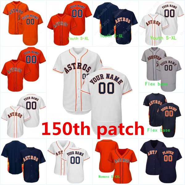 

2 Alex Bregman 2019 new jerseys 1 Carlos Correa 150th 4 George Springer 27 Jose Altuve 35 Justin Verlander Baseball Jerseys