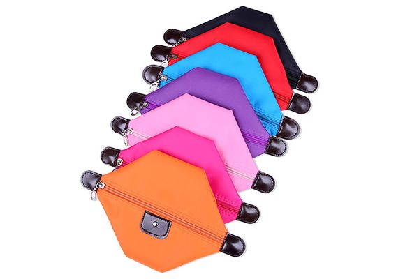 

candy color cosmetic bag waterproof folded makeup bag for women 11 color optional oem oem