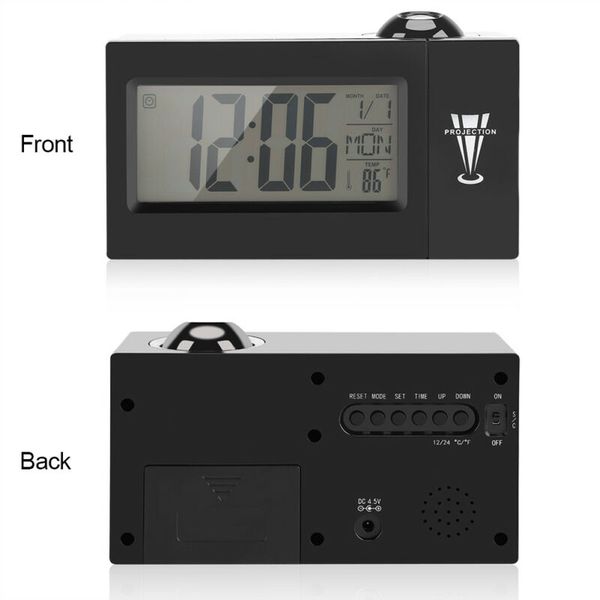 

accessories digital clock indoor lcd electronic snooze alarm projection